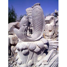 Lovely Fish Stone Carving